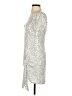 Caroline Constas Metallic Silver Cocktail Dress Size XS - photo 5