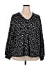 Bobeau Black Long Sleeve Blouse Size 2X - photo 1