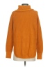 Silence and Noise Orange Turtleneck Sweater Size S - photo 2