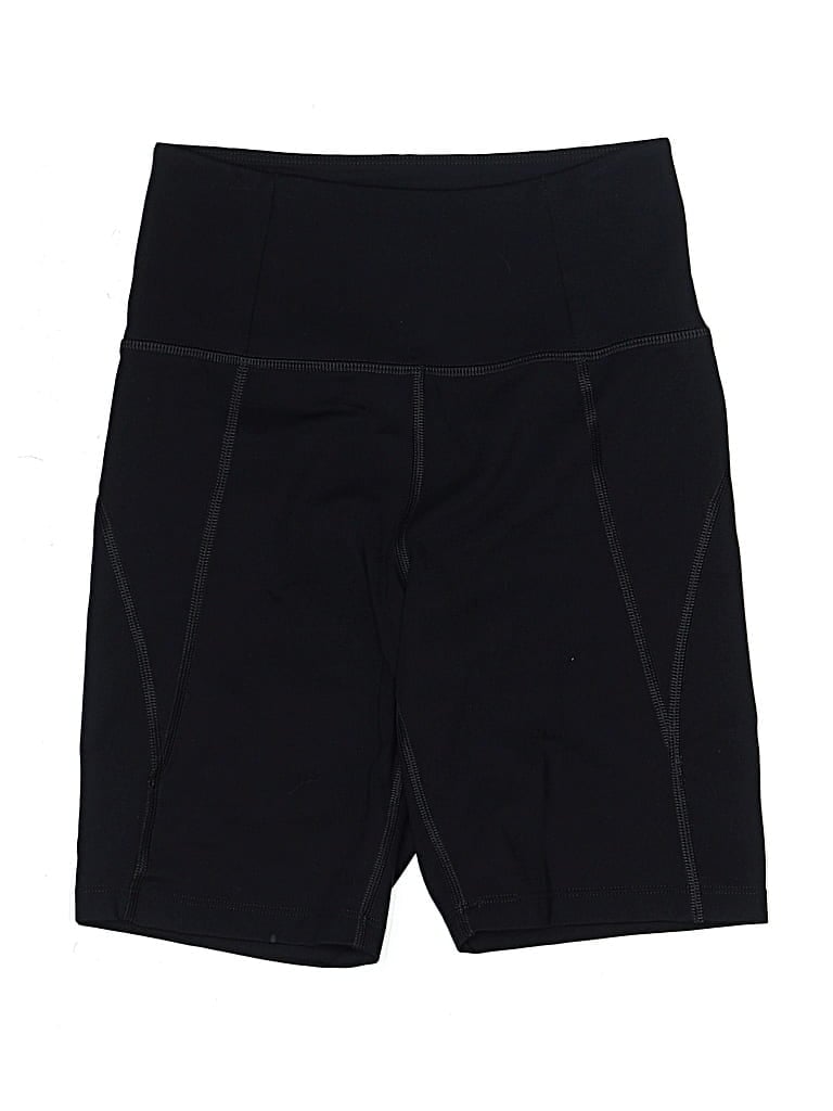 Pre-owned Girlfriend Collective Athletic Shorts In Black