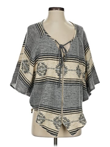 Waverly Grey Poncho (view 1)