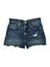 FRAME Denim Blue Denim Shorts Size 26 waist - photo 1