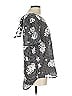 Spense Black Short Sleeve Blouse Size L - photo 4