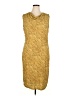 Escada Gold Cocktail Dress Size EU 46 / US 16 - photo 1