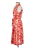 CAbi 100% Polyester Print Orange Casual Dress Size S - photo 5