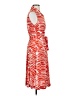 CAbi 100% Polyester Print Orange Casual Dress Size S - photo 4