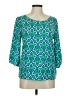 Miami Green 3/4 Sleeve Blouse Size M - photo 1