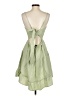 Shein 100% Polyester Solid Green Cocktail Dress Size 4 - photo 2