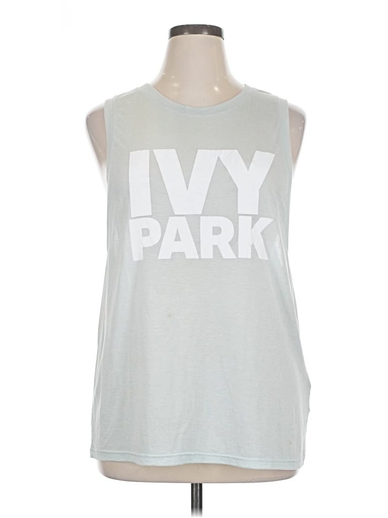 Pre-owned Ivy Park Sleeveless T-shirt In Silver