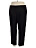 C.M. Shapes Solid Black Casual Pants Size 1X (petite) - photo 1