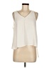 Promod 100% Polyester Ivory Sleeveless Blouse Size 8 - photo 1