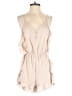 Charlotte Russe 100% Polyester Solid Tan Romper Size S - photo 1