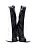 Nasty Gal Inc. White Black Boots Size 4 - photo 2