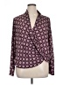 Pleione 100% Polyester Purple Long Sleeve Blouse Size XL - photo 1
