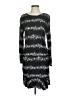 Mud Pie 100% Rayon Graphic Black Casual Dress Size S - photo 1