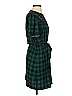 Draper James 100% Polyester Plaid Green Casual Dress Size XS - photo 4