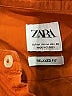 Zara Orange Long Sleeve Button-Down Shirt Size M - photo 7