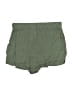 Shein Solid Green Shorts Size L - photo 2