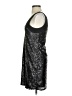 Eight Sixty 100% Polyester Metallic Silver Cocktail Dress Size S - photo 5