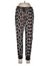 Veronica M. Print Black Brown Casual Pants Size L - photo 1