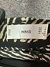 MNG 100% Viscose Animal Print Black Casual Pants Size S - photo 7
