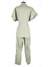 Unsubscribed 100% Cotton Solid Green Jumpsuit Size 0 - photo 2