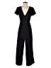 Club Monaco 100% Polyester Solid Black Jumpsuit Size 2 - photo 1