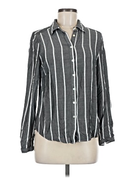 Como Black Long Sleeve Button Down Shirt