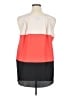 Apart Color Block Stripes Orange Sleeveless Blouse Size 14 - photo 2