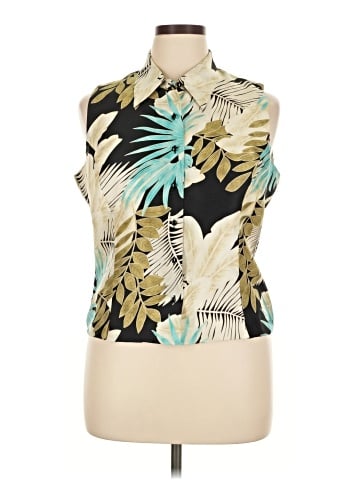 Silkland Sleeveless Silk Top (view 1)