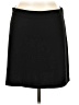 Studio M Solid Black Casual Skirt Size L - photo 1