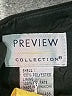 Preview Collection 100% Polyester Solid Black Formal Skirt Size 10 - photo 4