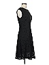Wisp 100% Polyester Black Cocktail Dress Size 6 - photo 4