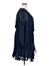 City Chic 100% Polyester Polka Dots Blue Casual Dress Size 20 Plus (L) - photo 4