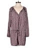 Gap 100% Rayon Paisley Burgundy Romper Size XS - photo 1