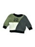 Assorted Brands Color Block Green Sweatshirt Size 0-3 mo - photo 1