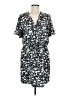 Caslon 100% Polyester Print Black Casual Dress Size M - photo 1