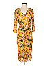 Lulus 100% Rayon Tropical Yellow Cocktail Dress Size XS - photo 1