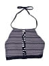 Athleta Chevron-herringbone Gray Black Swimsuit Top Size S - photo 1