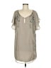 Zara Basic 100% Polyester Gray Cocktail Dress Size M - photo 1