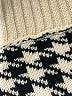 Unbranded 100% Acrylic Houndstooth Ivory Sweater Vest Size S - photo 7
