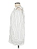 Crescent 100% Rayon White Casual Dress Size M - photo 5