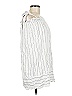 Crescent 100% Rayon White Casual Dress Size M - photo 4