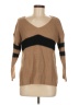 Goodnight Macaroon Color Block Tan Pullover Sweater Size M - photo 1