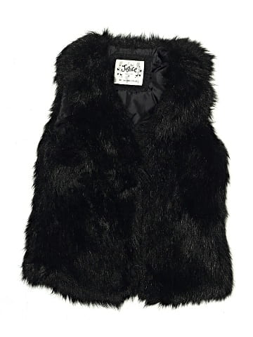Justice Faux Fur Vest (view 1)