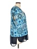 Roz & Ali Blue Short Sleeve Blouse Size L - photo 4