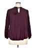 Torrid Burgundy 3/4 Sleeve Blouse Size 1X Plus (1) - photo 1