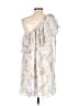 CeCe 100% Polyester Gray Cocktail Dress Size L - photo 2