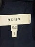Reiss 100% Polyester Black Blue Cocktail Dress Size 10 - photo 6