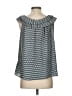 Max Studio 100% Polyester Blue Sleeveless Blouse Size S - photo 2